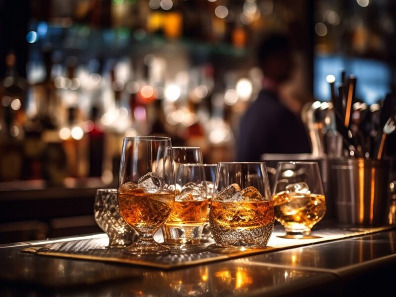 Het genoegen van premium gerijpte dranken